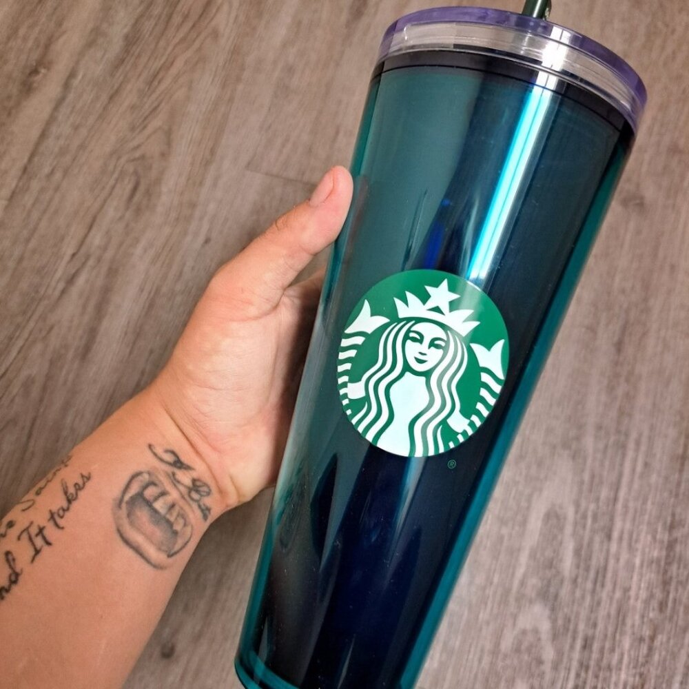 Starbucks customizable top tumbler